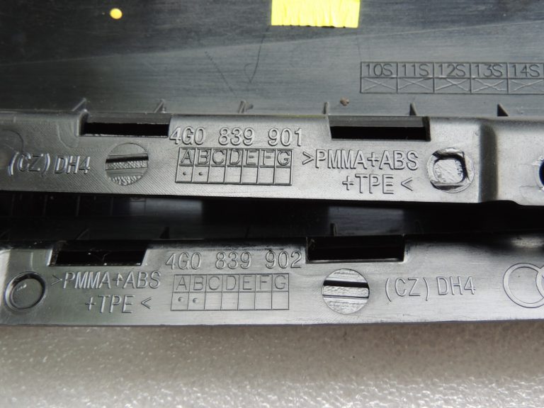 Audi A6 C7 4G Avant durvju vāku ārējā paneļa komplekts melns 4G5853274