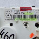 Mercedes Benz A180 W245 W169 Klimata kontroles panelis Sildītāja kontroles panelis