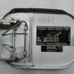 Mercedes W203 C200 degvielas uzpildes tvertnes vāciņš 775 (Iridium silver – metālisks)