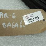 Alfa Romeo Giulietta 940 aizmugurējo durvju blīvējums Gumijas blīvējums 50526800, 50509832