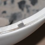 Opel Antara Facelift aizmugurējais bamperis GBQ crystal white 96858958, 4810746