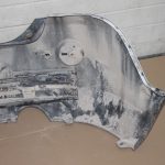 Opel Antara Facelift aizmugurējais bamperis GBQ crystal white 96858958, 4810746