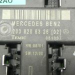 Mercedes W203 C-klases durvju vadības bloks Durvju vadības bloks priekšējais kreisais 2038201385