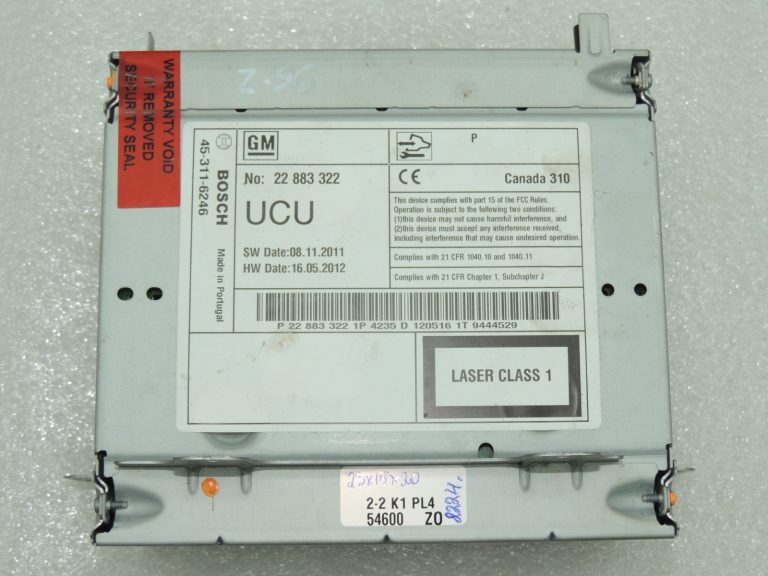 OEM testēts Opel Zafira C Navi 600 Radio GPS CD navigācija 13490271 22883322 UCU