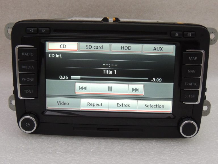 VW Tiguan 5N 08-11 Golf VI Radio NAVI Navigācija RNS 510 1T0035680B
