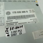 VW Tiguan 5N 08-11 Golf VI Radio NAVI Navigācija RNS 510 1T0035680B