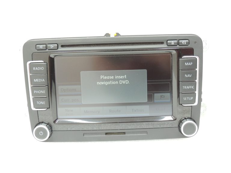 VW Tiguan 5N 08-11 Golf VI Radio NAVI Navigācija RNS 510 1T0035680B
