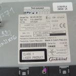 Toyota Avensis T27 auto radio CD MP3 AUX 8612005150 W53828