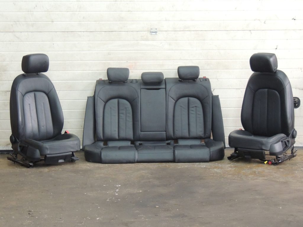 Audi A6 C7 Avant Leather Seats Complete Black from British Car 🚨 RHD 🚨