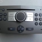 Opel Astra H Zafira B CD radio panelis no CD30 rezerves daļas Trim 13190856