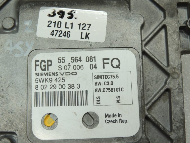 Opel Astra H Zafira B Z18XER Easytronic motora vadības bloka resetēšana 55564081