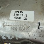Nissan Navara II D40 3.0DCi V6 V9X kolektora siltumcaurules aizsargplāksne Metāla loksne labajā pusē 1659000Q0L