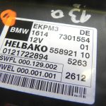 BMW F25 F25 F20 F30 F32 F07 F10 F01 EKPM3 Vadības bloks degvielas sūknim 16147411596
