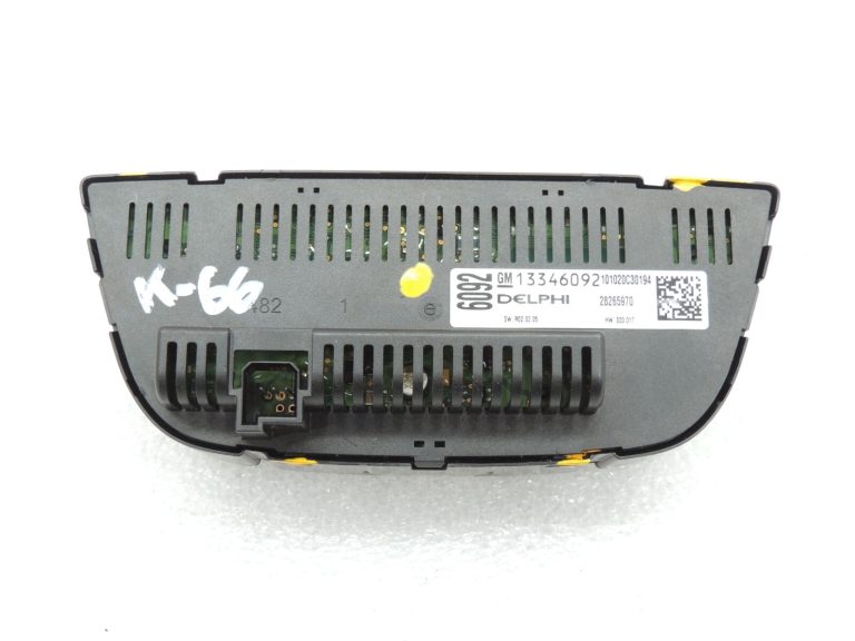 Opel Meriva B Klimata kontroles bloks Apkures kontrolieris 13346092