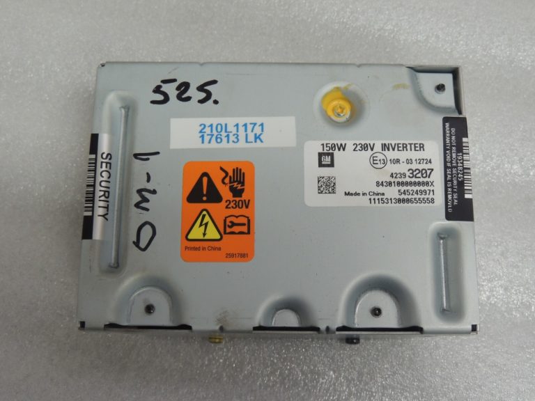 Opel Mokka maiņstrāvas līdzstrāvas transformatora vadības bloks 150W 42393207 95907291 6237177