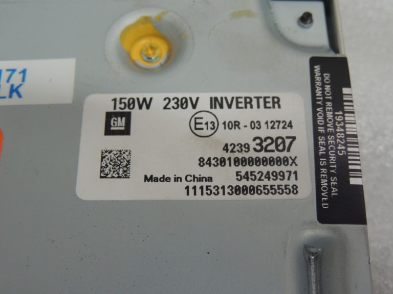 Opel Mokka maiņstrāvas līdzstrāvas transformatora vadības bloks 150W 42393207 95907291 6237177