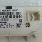 Mercedes W207 E klases vadības bloks A2079006500 A207900650080