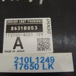 Mitsubishi Outlander III PHEV parkošanās palīgsistēmas vadības bloks 8631B053 PDC bloks