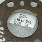Opel Zafira B Astra H Vectra C 1.8i Z18XER 103kW kloķvārpstas gredzens 55555803