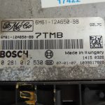 MAZDA 3 BK 1.6D Dīzeļdzinēja vadības bloks 6M6112A650BB 0281012530 6M61-12A650-BB