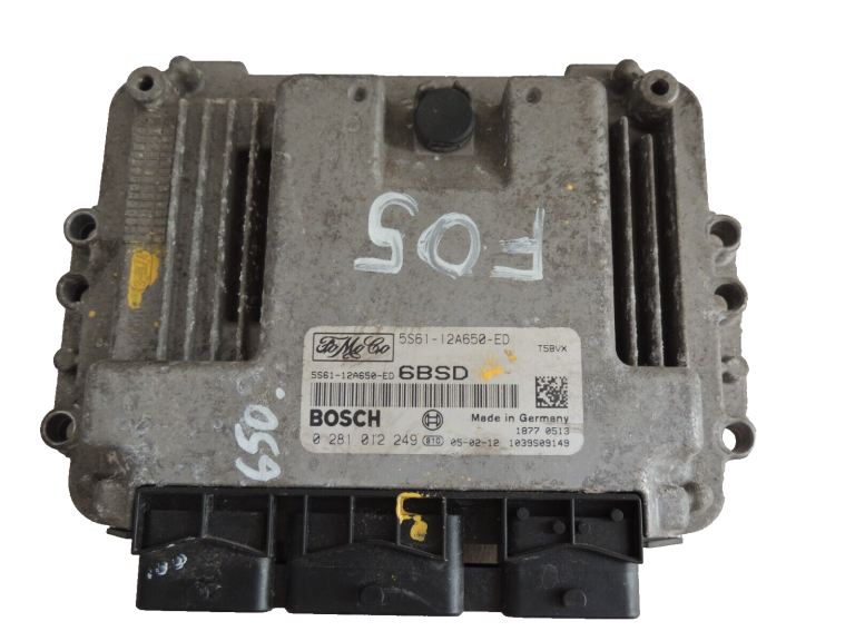 Ford Fiesta V 1.6TDCi 90PS dīzeļdzinēja vadības bloks 0281012249 5S61-12A650-ED