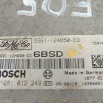 Ford Fiesta V 1.6TDCi 90PS dīzeļdzinēja vadības bloks 0281012249 5S61-12A650-ED