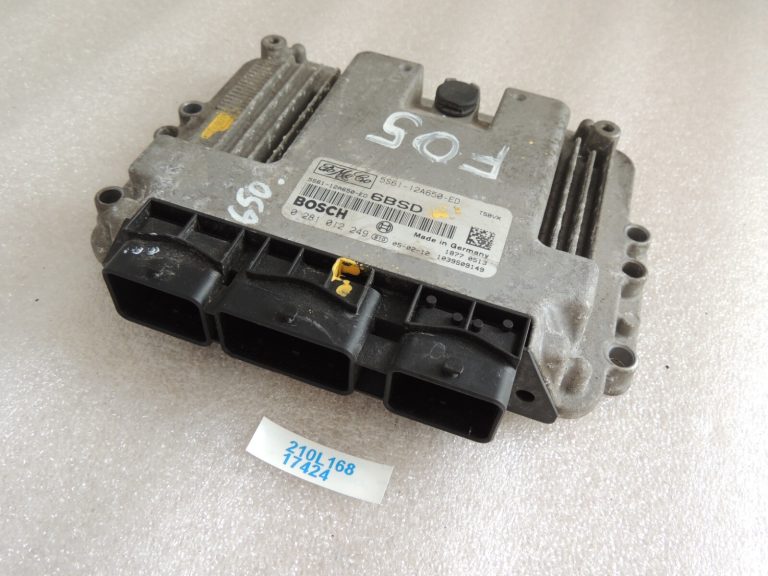 Ford Fiesta V 1.6TDCi 90PS dīzeļdzinēja vadības bloks 0281012249 5S61-12A650-ED
