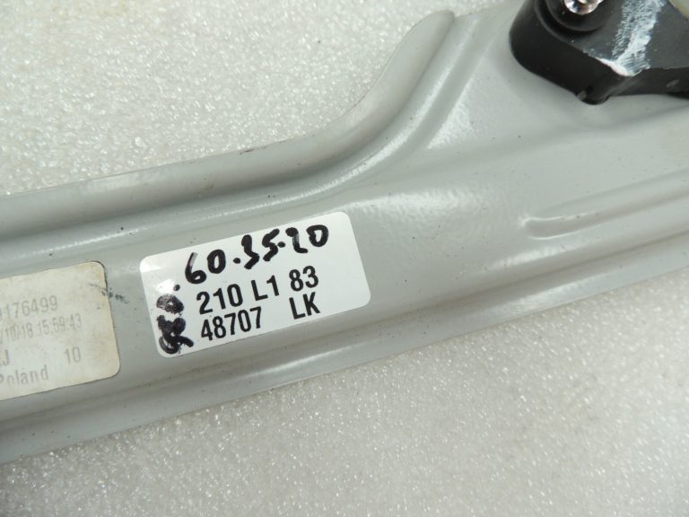 Opel Insignia B Priekšējā kreisā loga regulatora mehānisma sliede 39138553 39176499