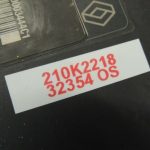 Renault ABS vadības bloks Vadības bloks 8200183495A