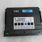 Opel Insignia A virsbūves vadības modulis Virsbūves vadības modulis BCM modulis 13583542