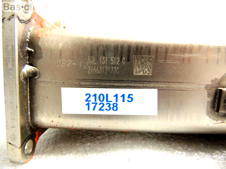 VW Audi Audi Skoda Seat 1.6 2.0 TDi EGR dzesētājs Izplūdes gāzu dzesētājs 03L131512CE EGR dzesētājs