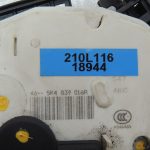 Oriģinālais Skoda Yeti Seat Leon 5F VW Golf VI VII Durvju slēdzene ZV Aizmugurējā labajā pusē