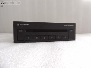 VW Golf 5 V Touran 1K CD mainītājs 6 nodalījumi 1K0035110 6CD CD mainītājs