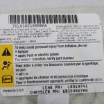 Lancia Thema II Priekšējie kreisie sēdekļi Drošības modulis K05108077AF, 05108077AF