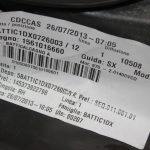 Oriģināls Alfa Romeo Giulietta 940 Priekšējo durvju sliekšņu līstes komplekts cloverleaf