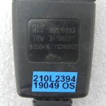Opel Astra K Priekšējā labās drošības jostas sprādzes spriegotājs 39016993