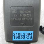 Opel Astra K Priekšējā kreisā drošības jostas sprādzes spriegotājs 39016995