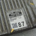 Toyota Auris E18 Corolla E18 1.6i 1ZR-FAE Benzīna dzinēja vadības bloks 89661-0Z870