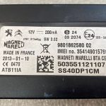 PEUGEOT CITROEN Telefona vadības bloks ECU modulis 9801862580