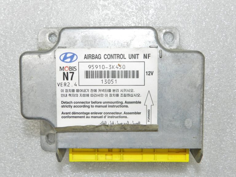 ’08 Hyundai Sonata NF gaisa spilvenu vadības bloks ECU 95910-3K450, 959103K450, 95910 3K450