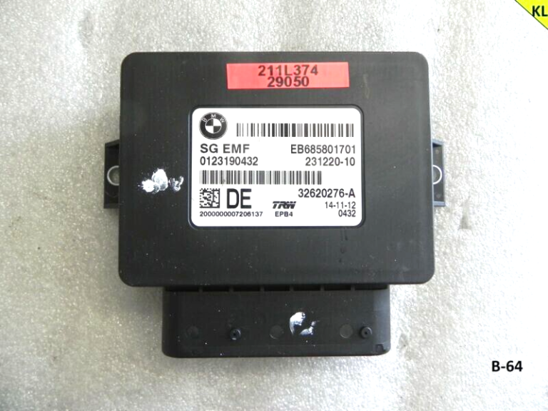 Oriģinālais BMW X3 F25 X4 F26 5. sērijas F10 F11 rokas bremzes vadības bloks EMF 6887358