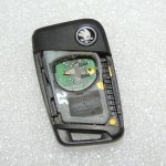 Skoda bezatslēgas atslēga melnā tālvadības pults 3V0959752G