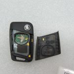 Skoda bezatslēgas atslēga melnā tālvadības pults 3V0959752G