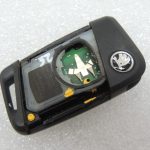 Skoda bezatslēgas atslēga melnā tālvadības pults 3V0959752G