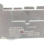 Mitsubishi Outlander III vadības bloka drošinātāju kārba 8637A865 Vadības bloks