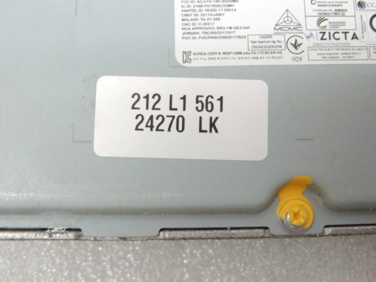 Ford Ranger P375 Navigācijas vadības bloks 2593814 NU5T-14G371-GAA JB3T-14G370-MGF