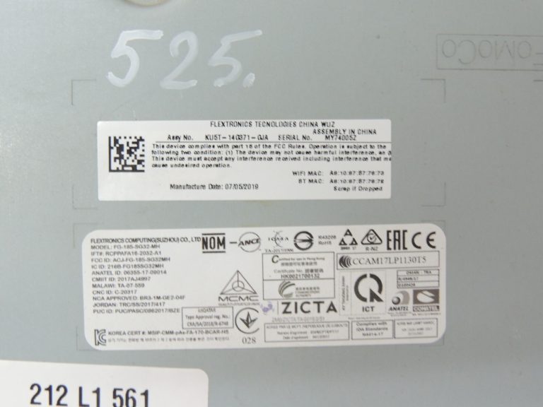 Ford Ranger P375 Navigācijas vadības bloks 2593814 NU5T-14G371-GAA JB3T-14G370-MGF