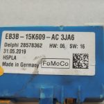 Ford Ranger P375 vadības bloks sensora signalizācijas sistēma ultraskaņas signalizācija EB3B-15K609-AC