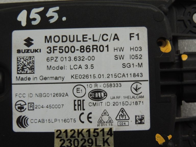 Suzuki Vitara LY IV vadības bloka modulis aklās zonas sensors 3F500-86R01 3F50086R01