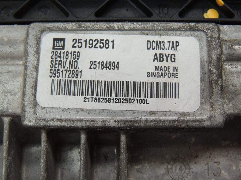 Opel Antara Chevrolet Captiva 2.2 CDTi Dzinēja vadības bloks Vadības bloks 25184894